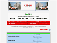 Tablet Screenshot of forum.appim.it